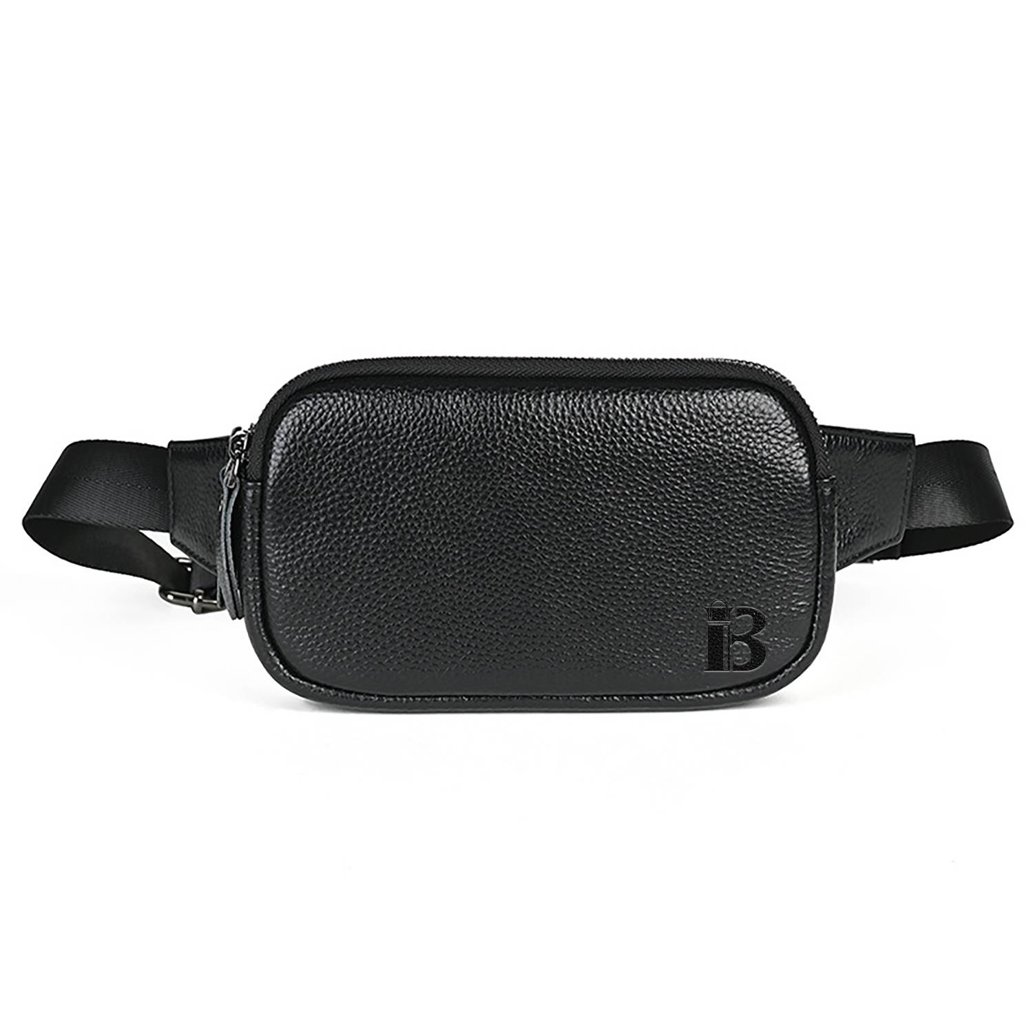 Men'S Genuine Leather Adjustable Waist Bag 2