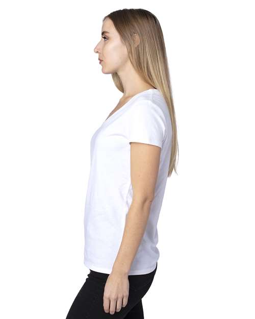Women's Ultimate CVC V-Neck T-Shirt - 200RV 7