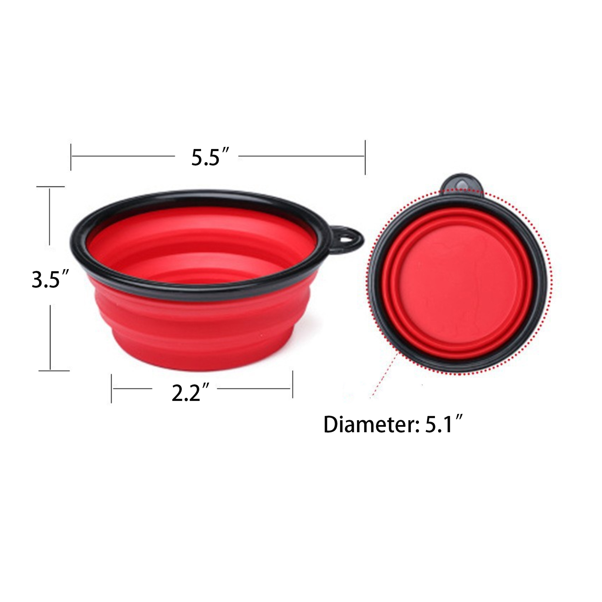 TPE Outdoor Drinking Portable Dog Bowl 3