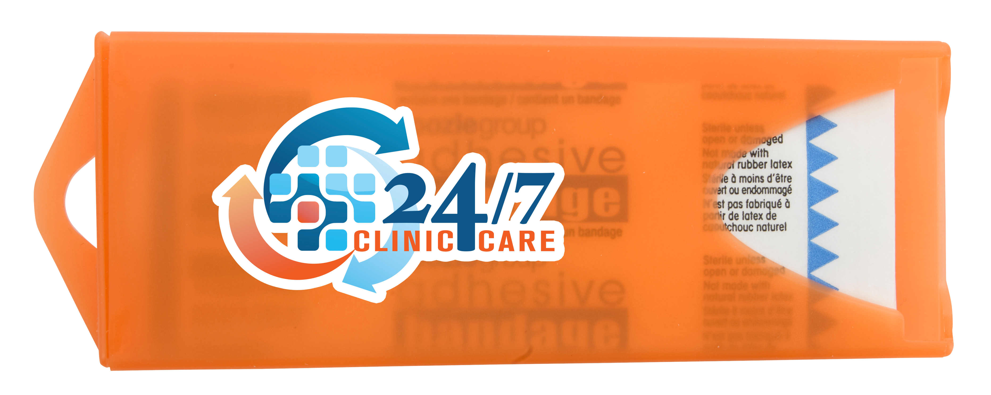 Good Value™ Original Colored Bandage Dispenser with Clear Bandages 15