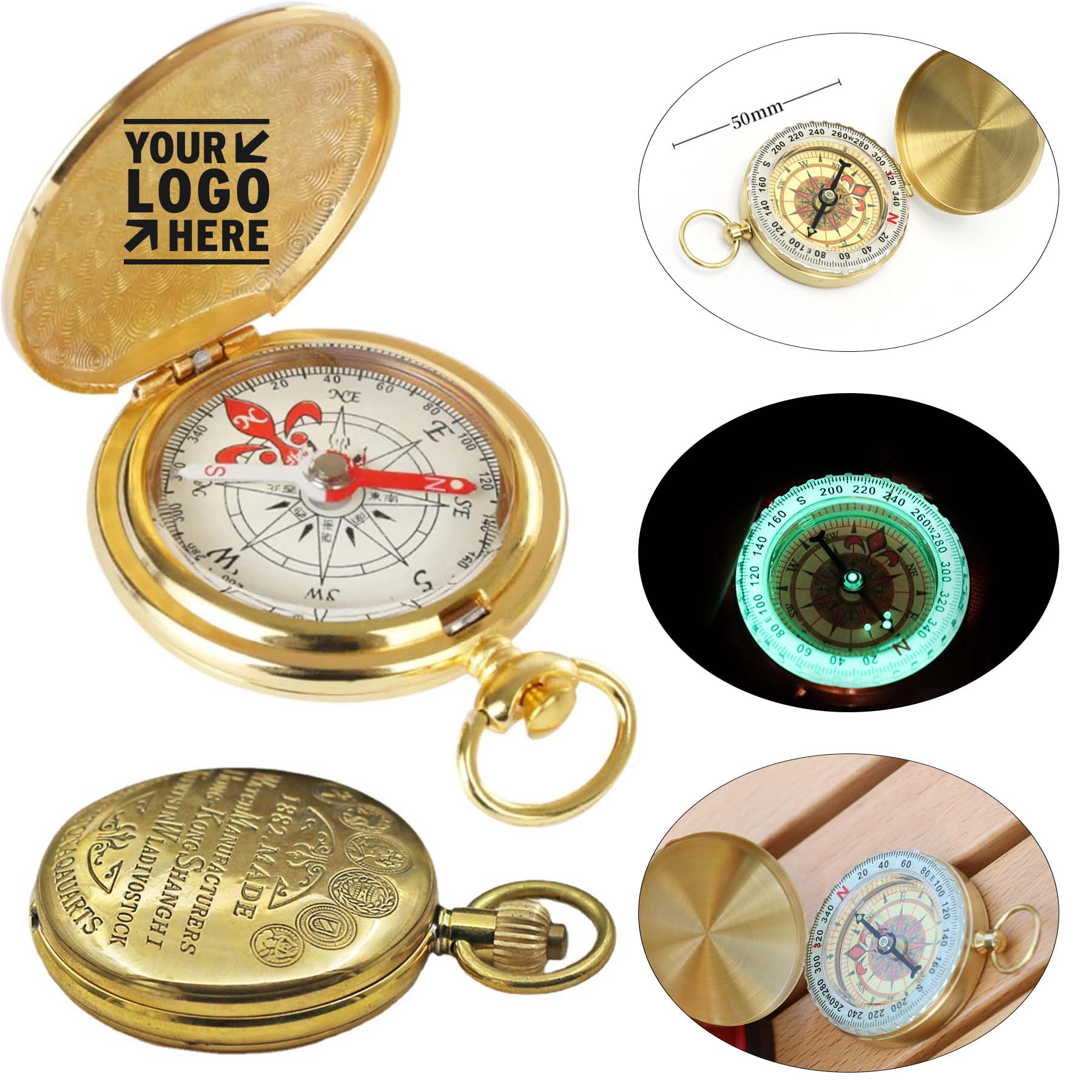 Backpacking Hunting Navigation Boy Scout Gift Hiking Orienteering Military Lightweight Compass 2