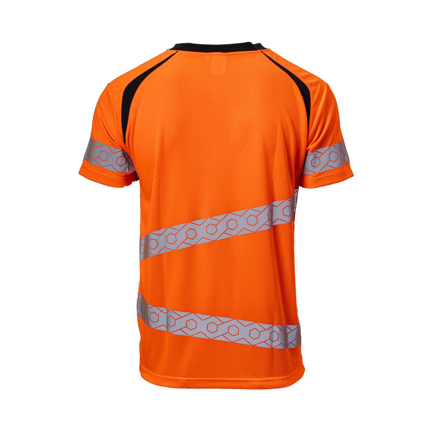 3.8 oz. Polyester Class 3 Double Band Segmented Tape Safety T-Shirt 4