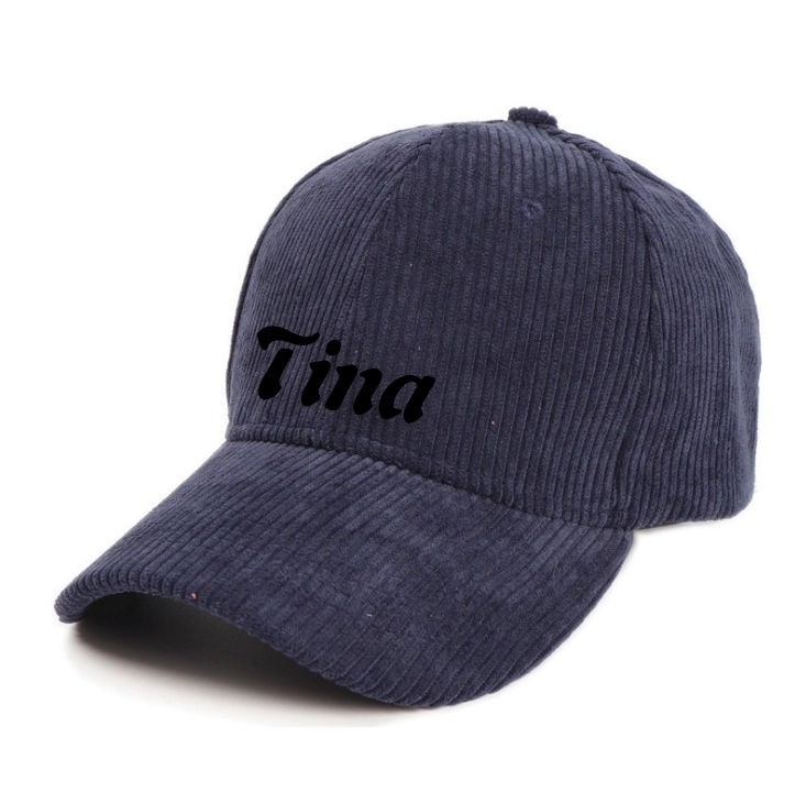 Corduroy baseball cap 15