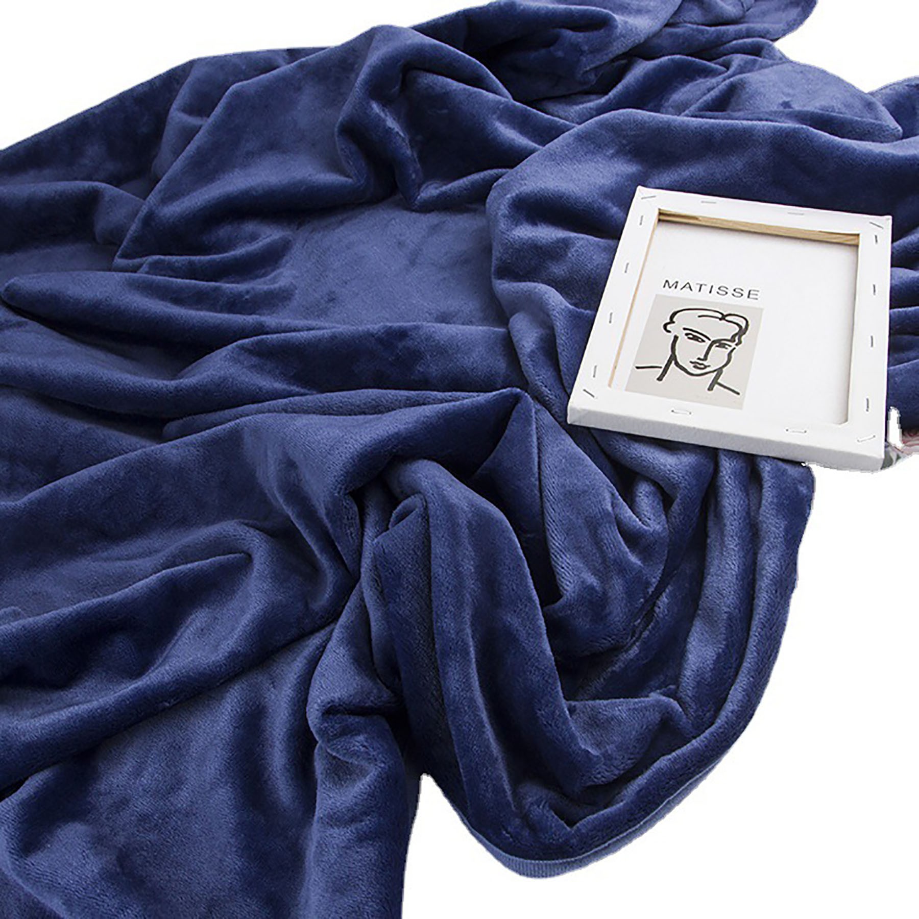 Flannel Solid Color Thickened Blanket 5
