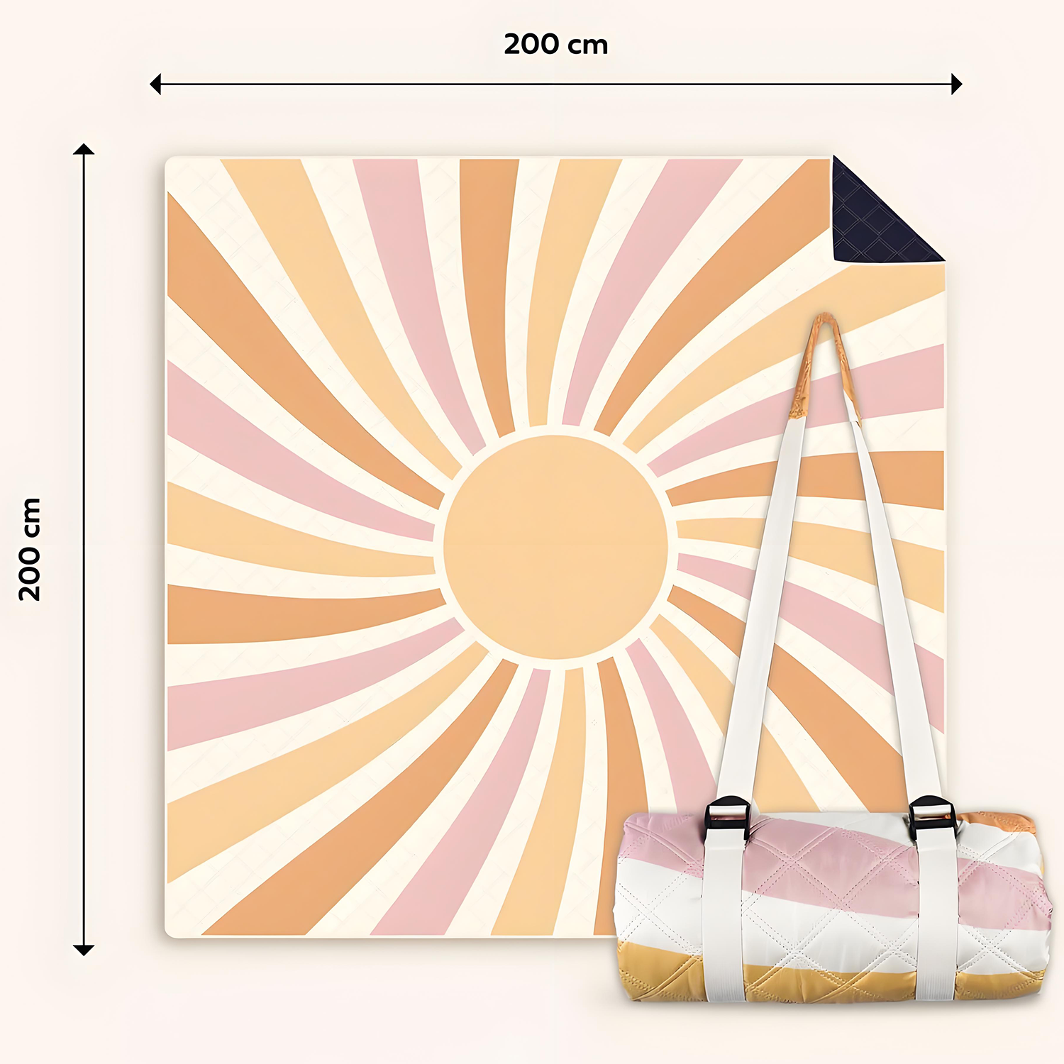 Portable Extra-Large Beach Mat for Outdoor Use 6