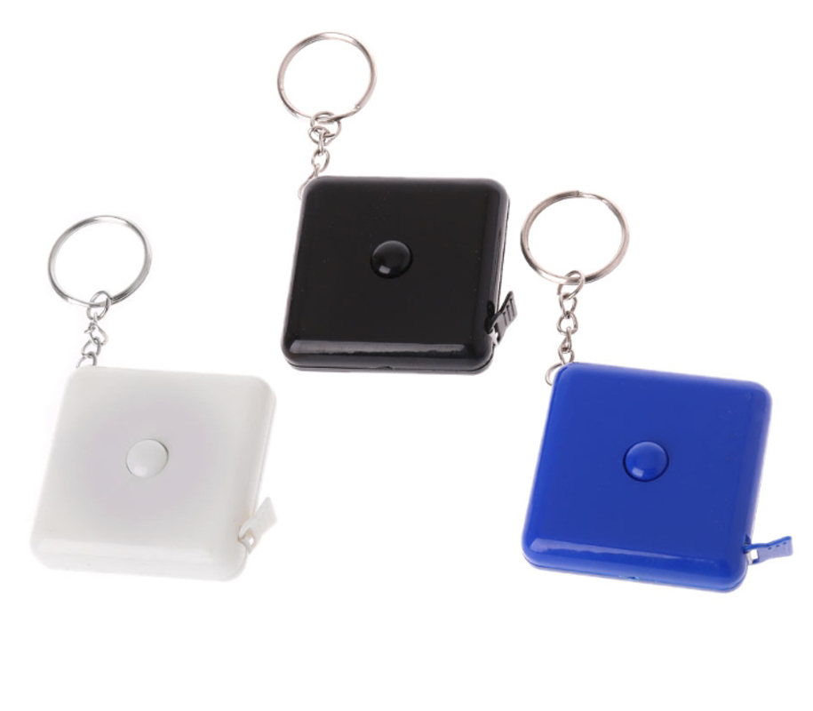 Square Tape Measure Keyring 7