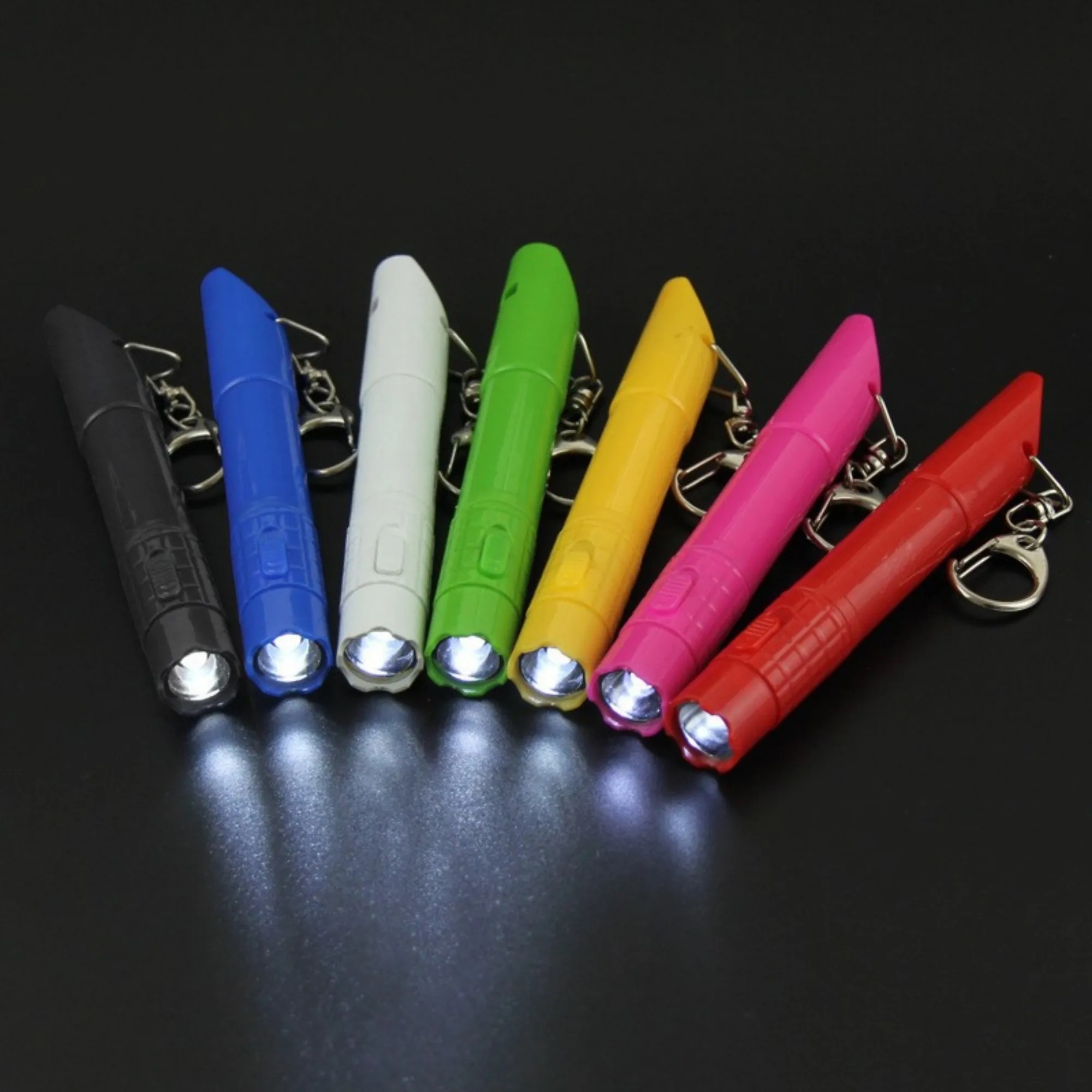 MOQ Camping Whistle Lanyard with LED Light Pen & Flashlight 5