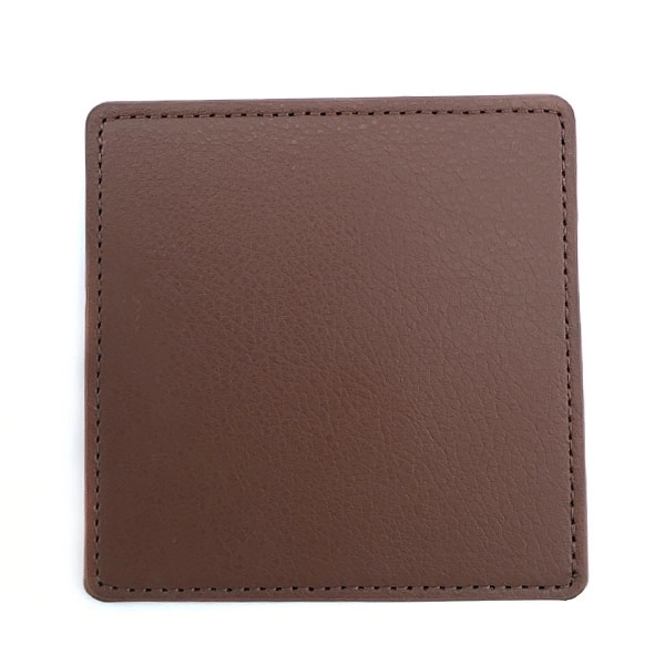 Square Pu Leather Coaster 2