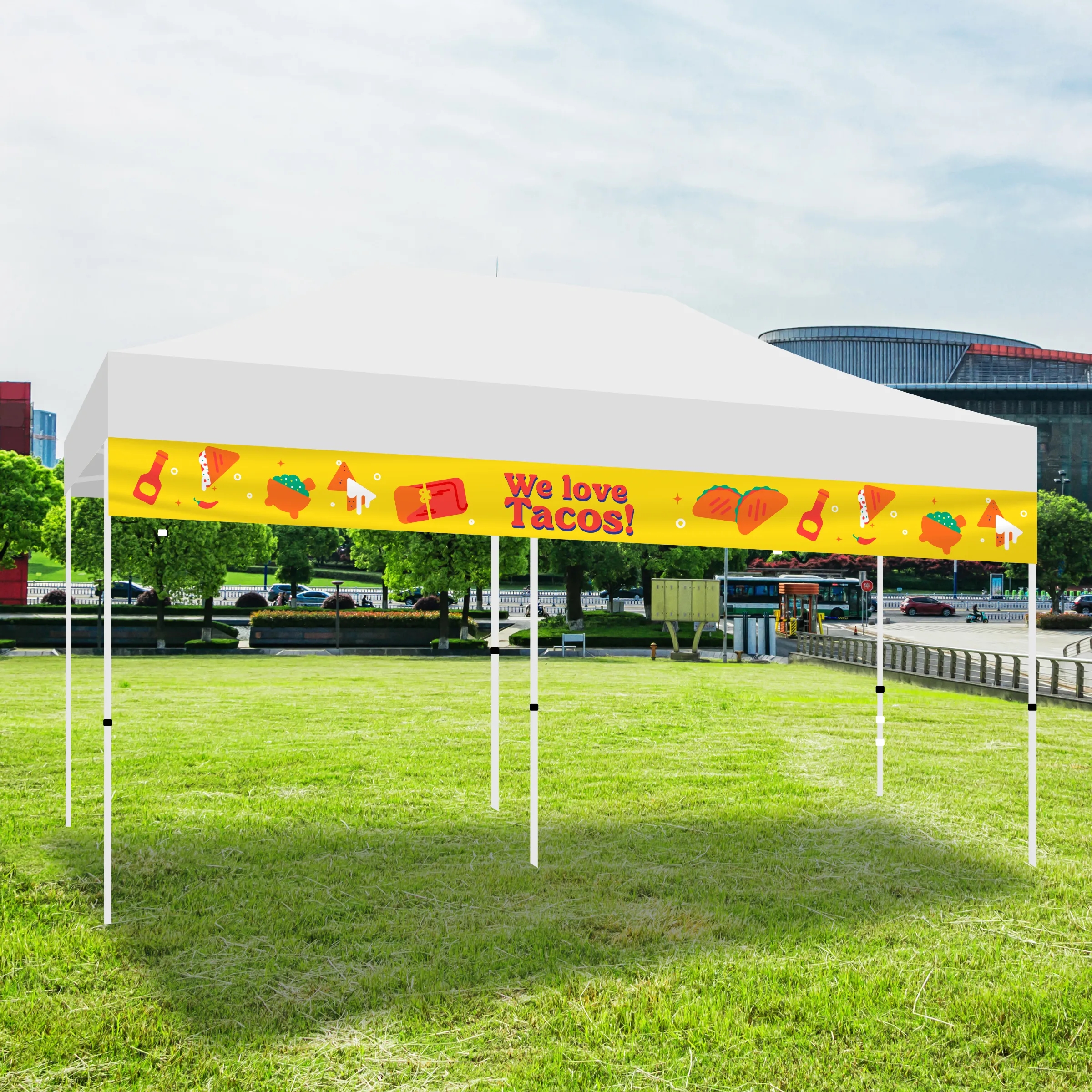 10x20 TENT VALANCE BANNER 3