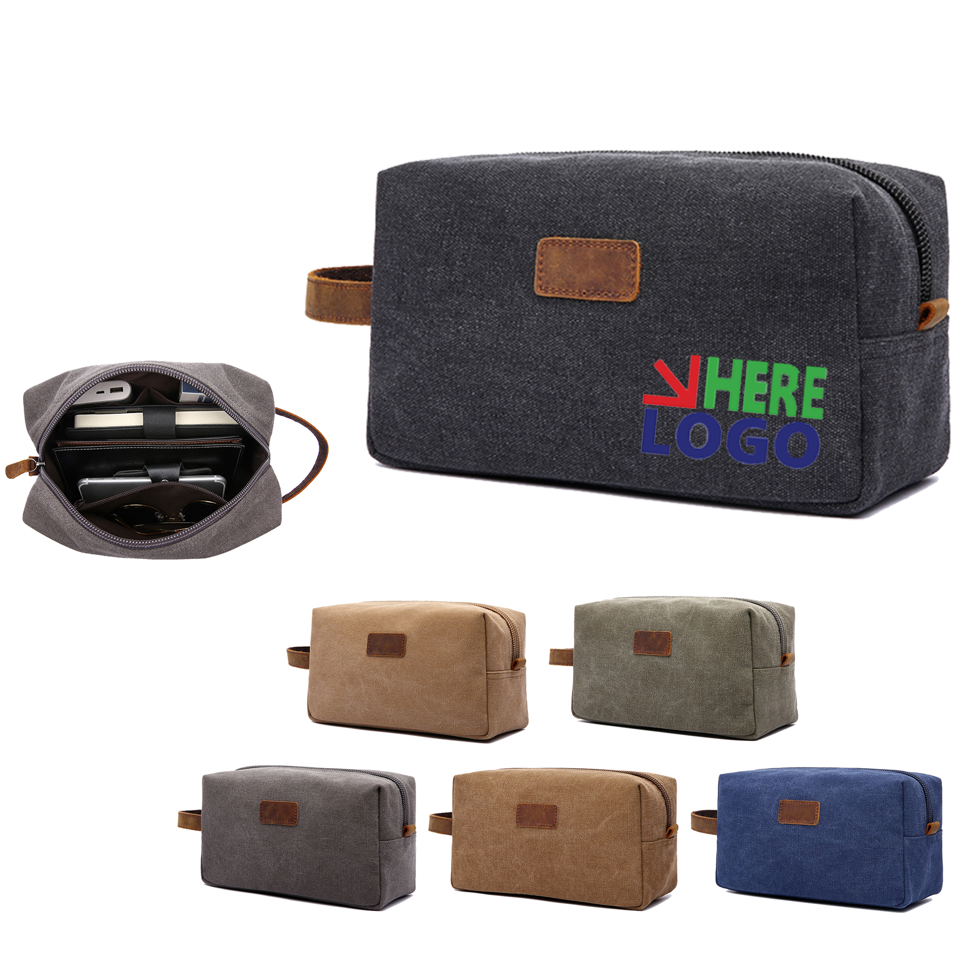 Clear PVC Travel Cosmetic Bag with Zipper 2