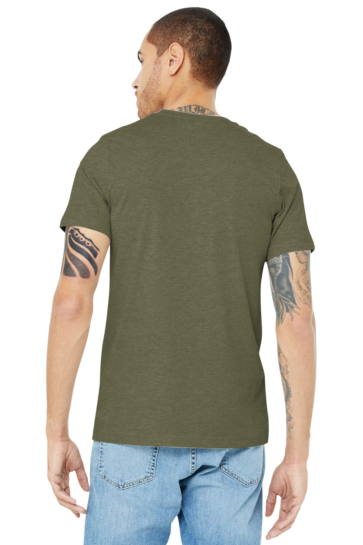 BELLA+CANVAS Unisex Heather CVC Short Sleeve Tee. BC3001CVC 457