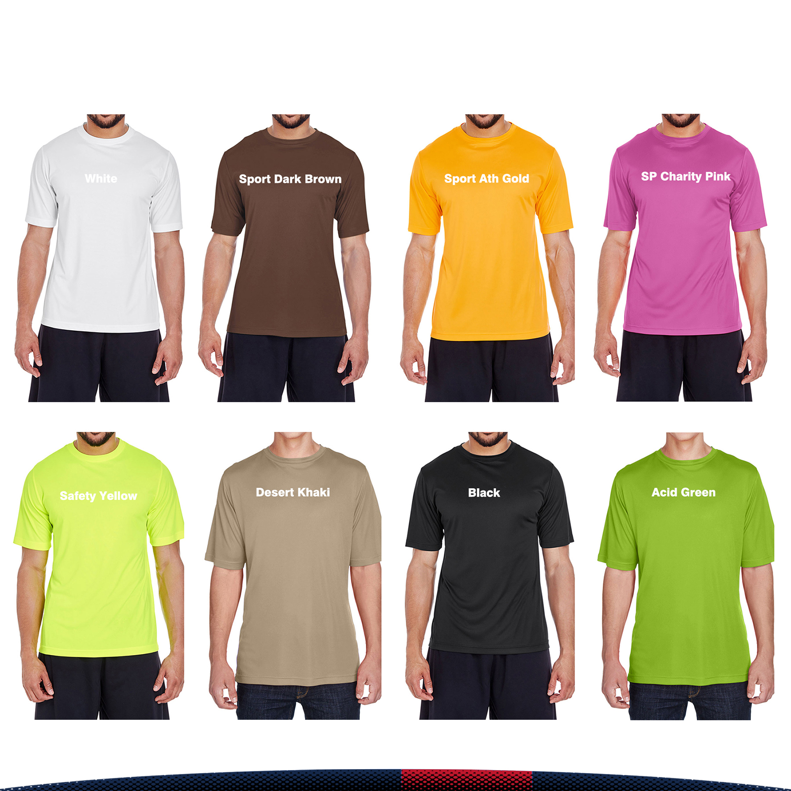 Team 365® Men's Polyester T-shirts 2
