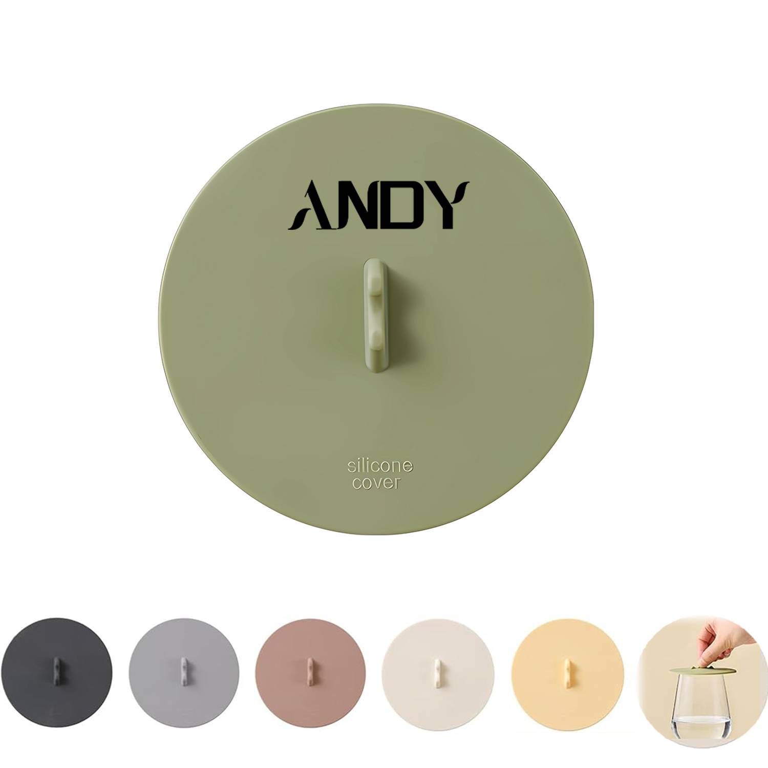 Silicone Lids Multicolored Flexible Mug Covers Hot Cup 2