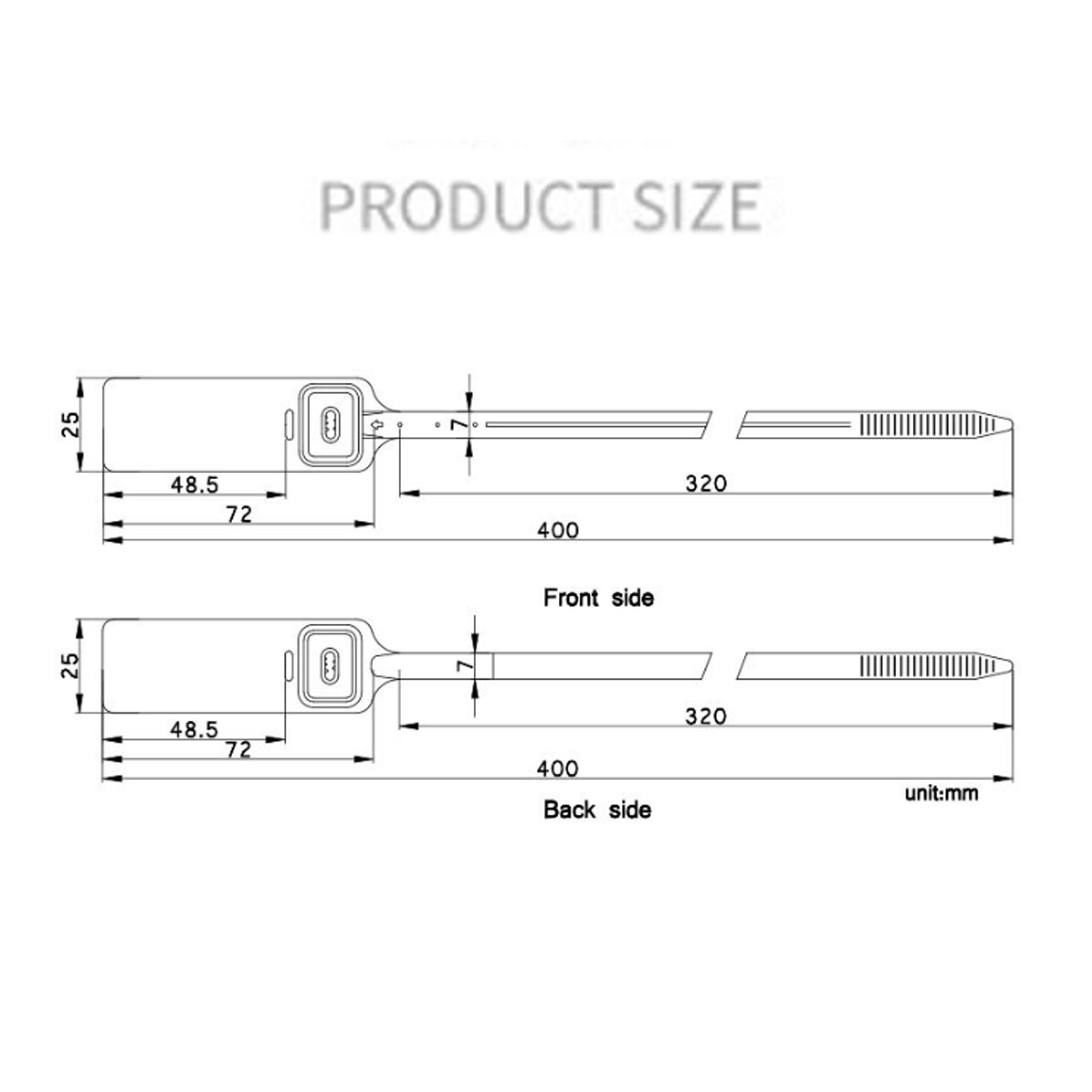 Disposable Tag Plastic Seal 2