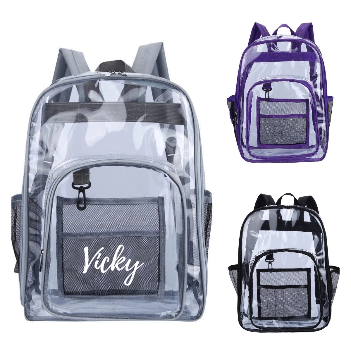 PVC Transparent Backpack 1