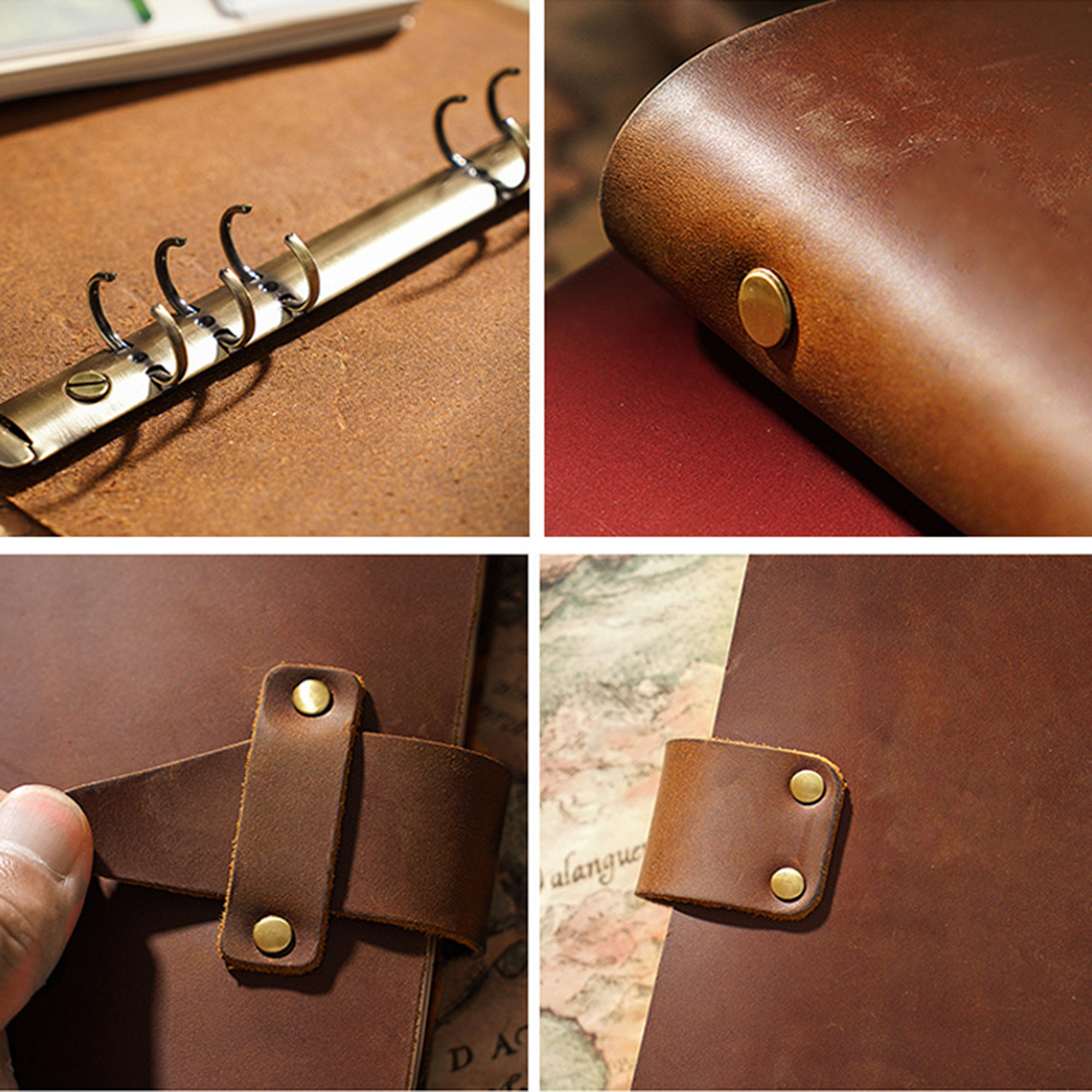 A7 Genuine Leather Refillable Journal (5.71"x4.14") 13