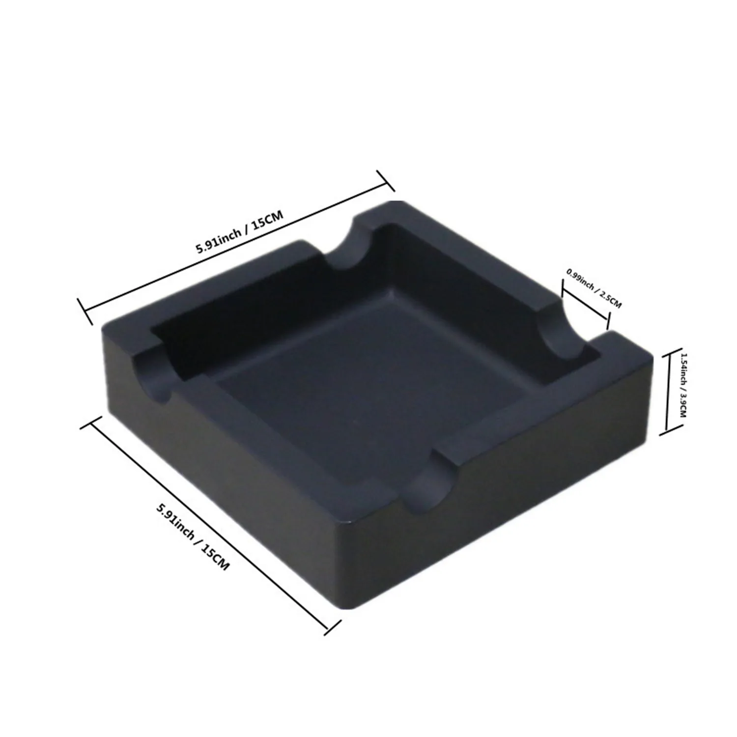 Silicone Cigar Ashtray with Large Caliber 11