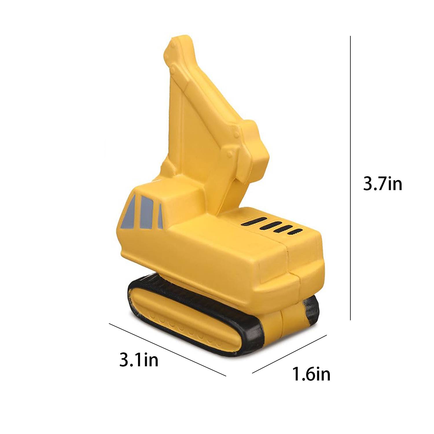 PU Foam Backhoe Stress Reliever Toys 4