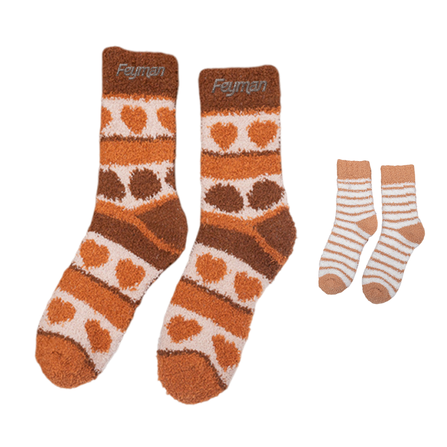 Polyester Winter Thick Coral Fleece Crew Sock 7
