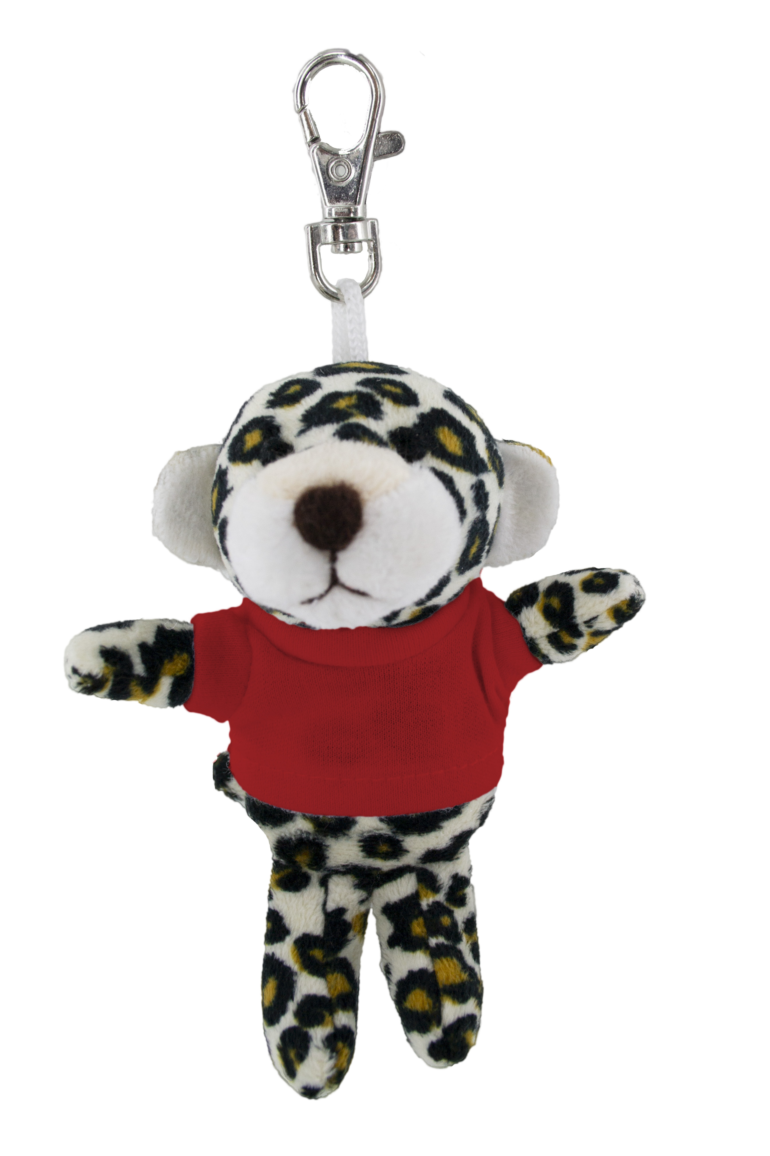 Soft Plush Leopard Keychain With Tee 18