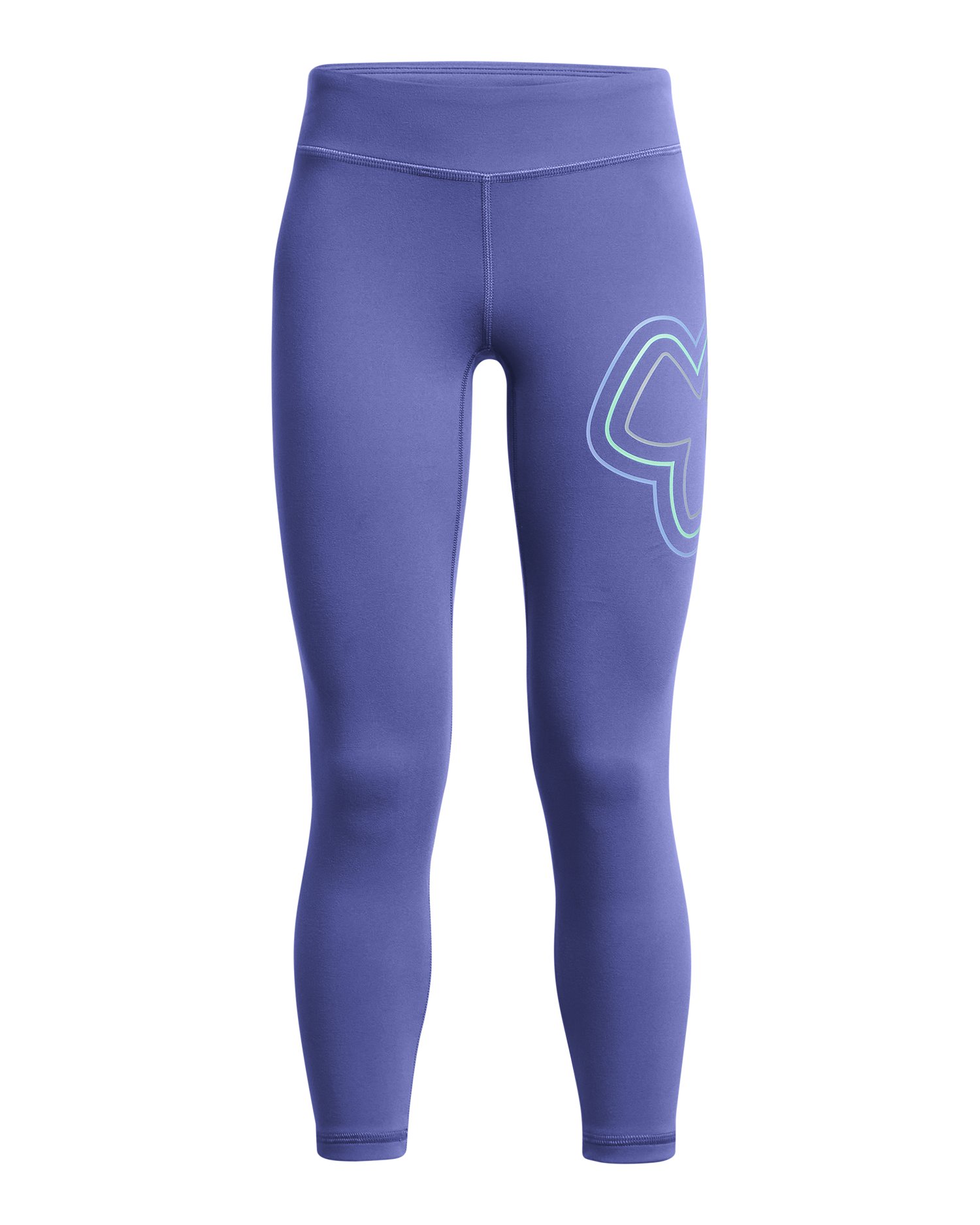 UA Motion Branded Girls' Ankle Leggings 3