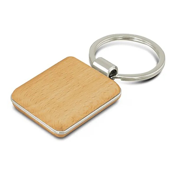 Cosmic Square Wooden Keyring 3