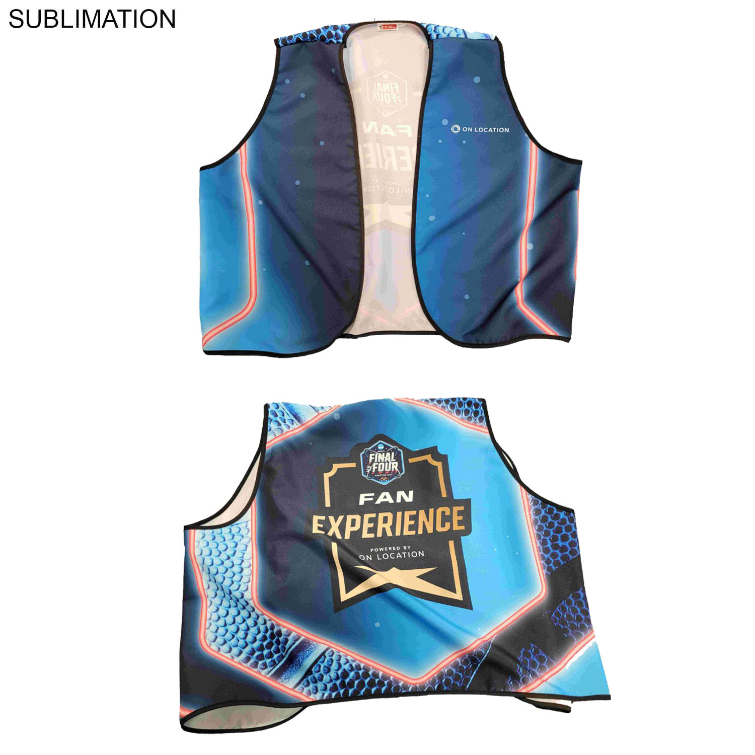Domestic Made VOLUNTEER Poplin Vest, Fully Sublimated front and back, Available in Every Color 10