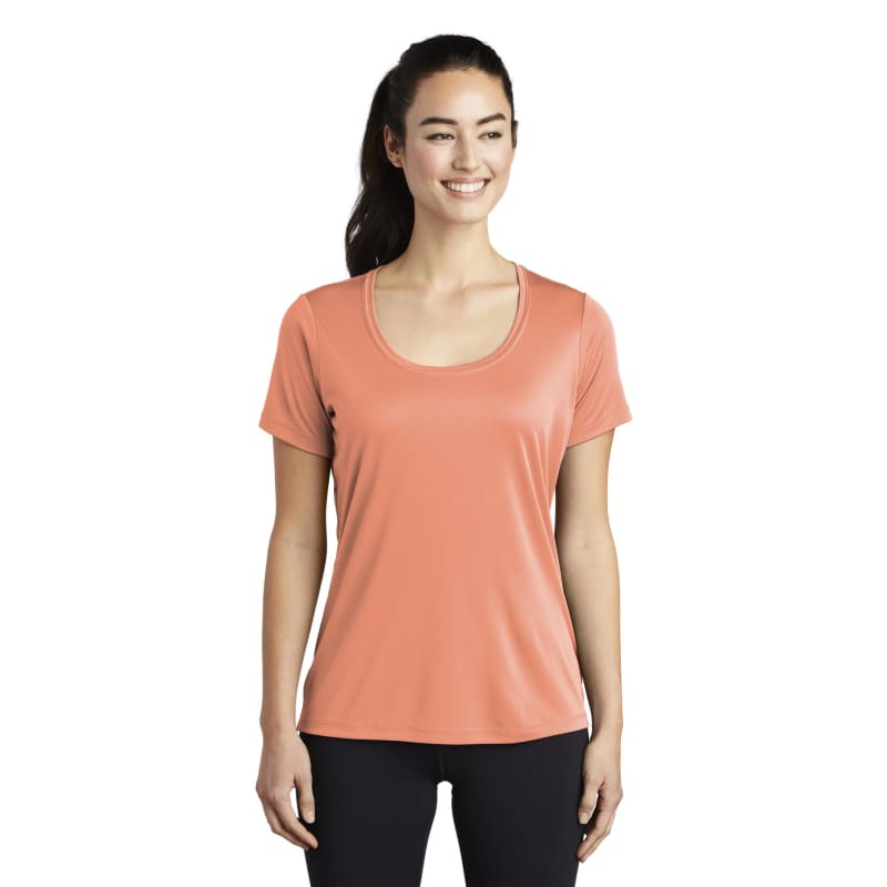 Sport-Tek Women's Posi-UV Pro Scoop Neck Tee. 55