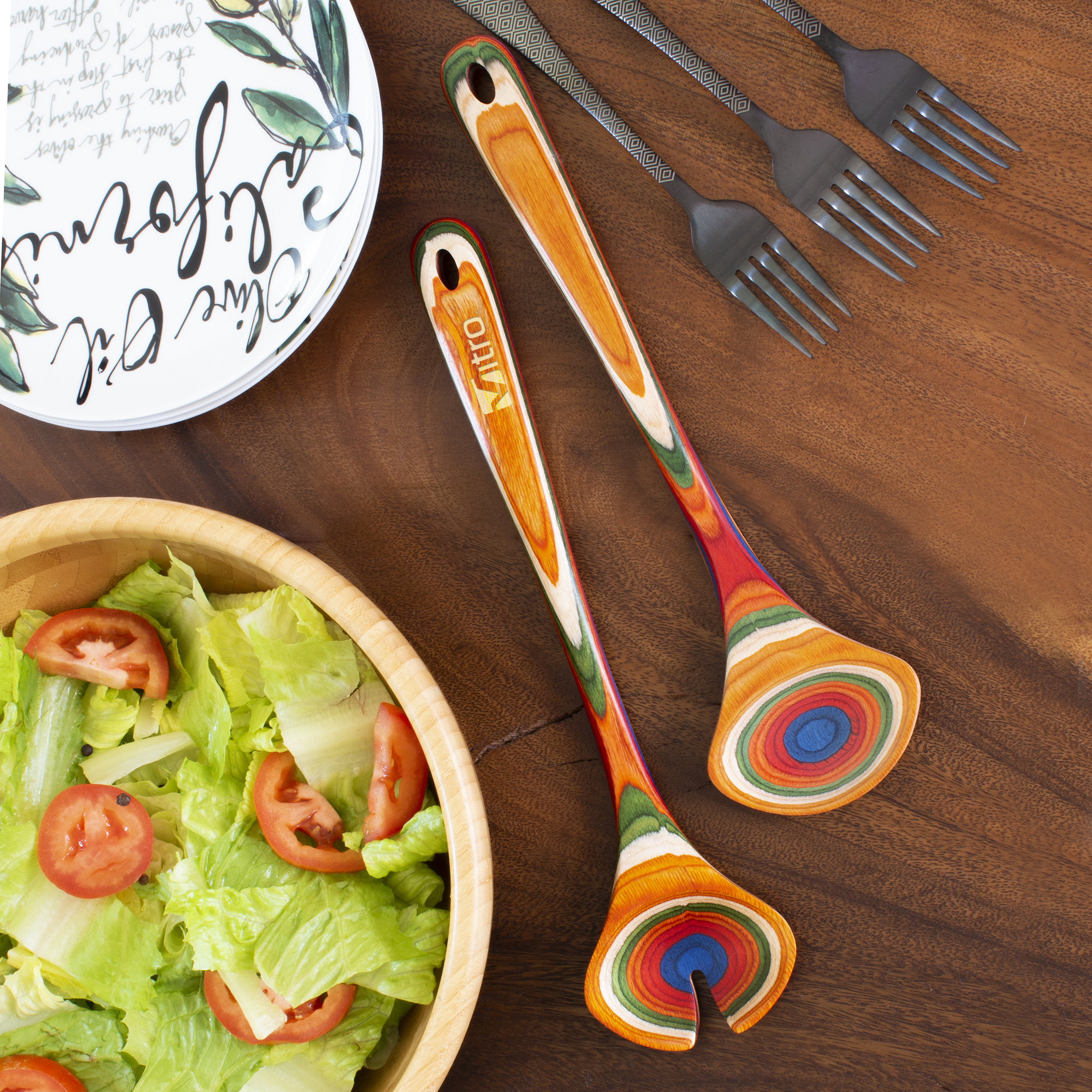 Baltique® Marrakesh Salad Servers 7