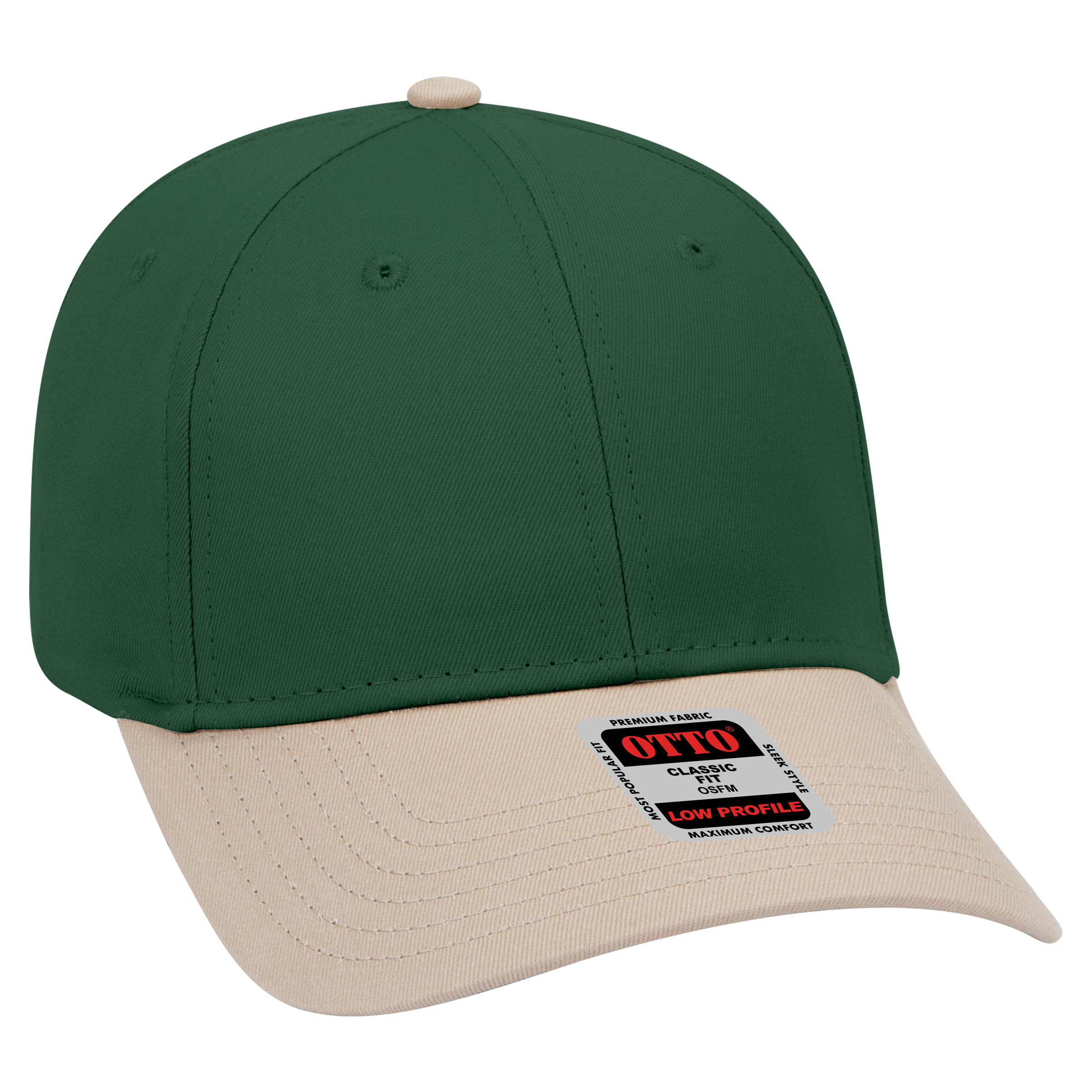 OTTO CAP® 6 Panel Low Profile Baseball Cap 22