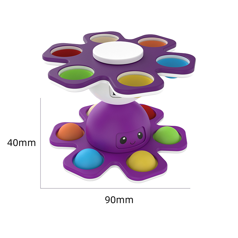 Octopus Face-Changing Bubble Sensory Toy 9