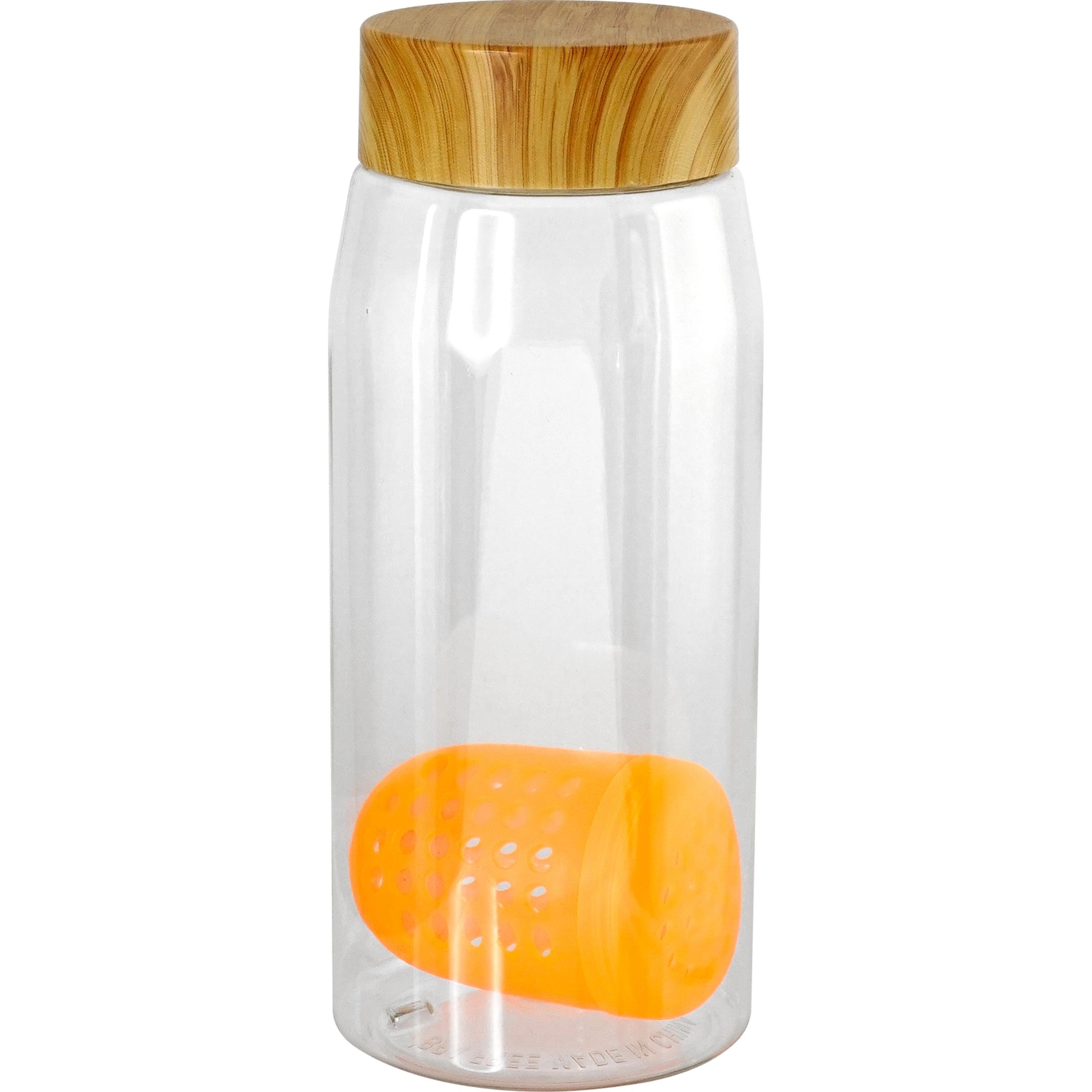 Bamboo Pattern 25 oz. Recycled Bottle with Floating Infuser 12