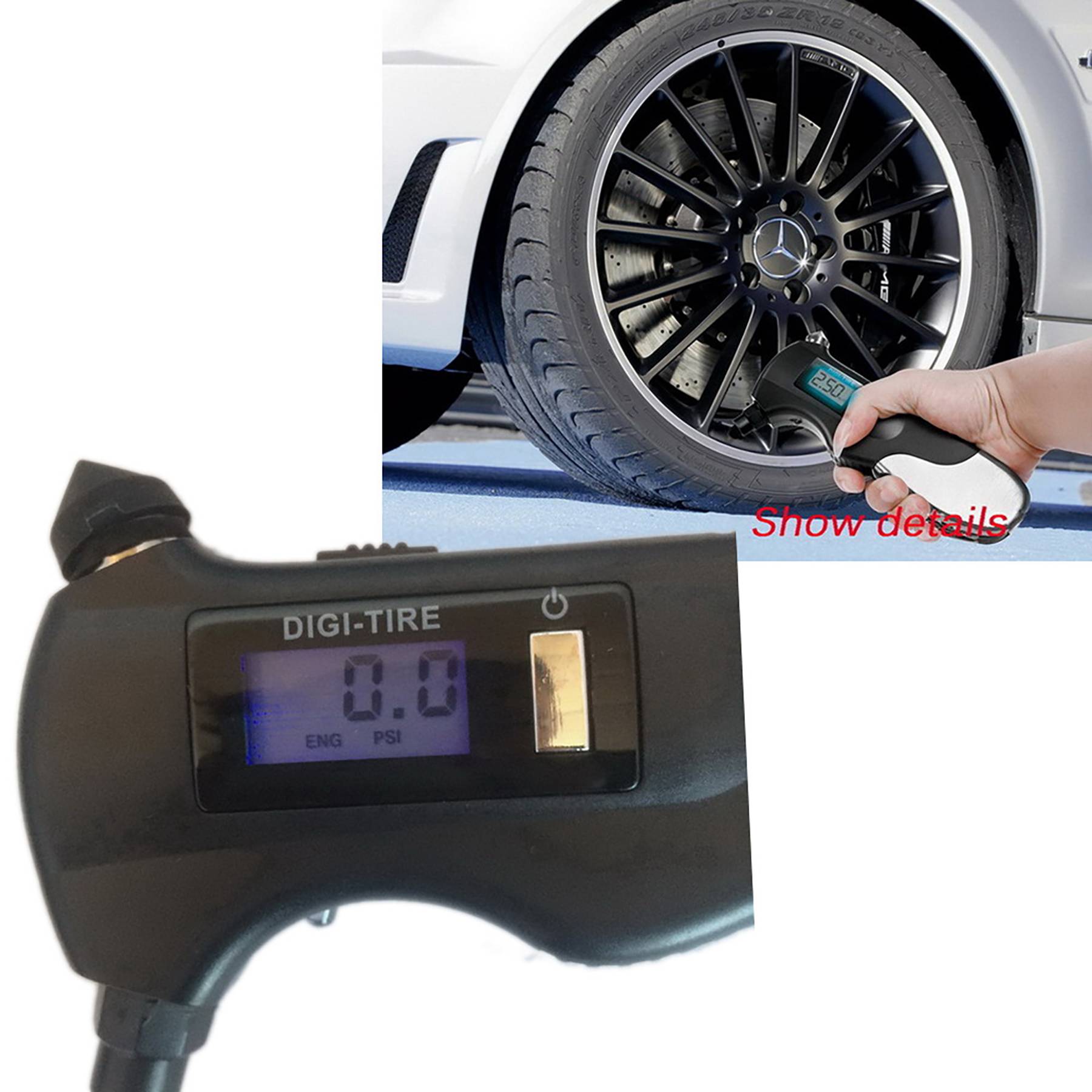 Digital Gauge Tire Pressure For Truck Car 5