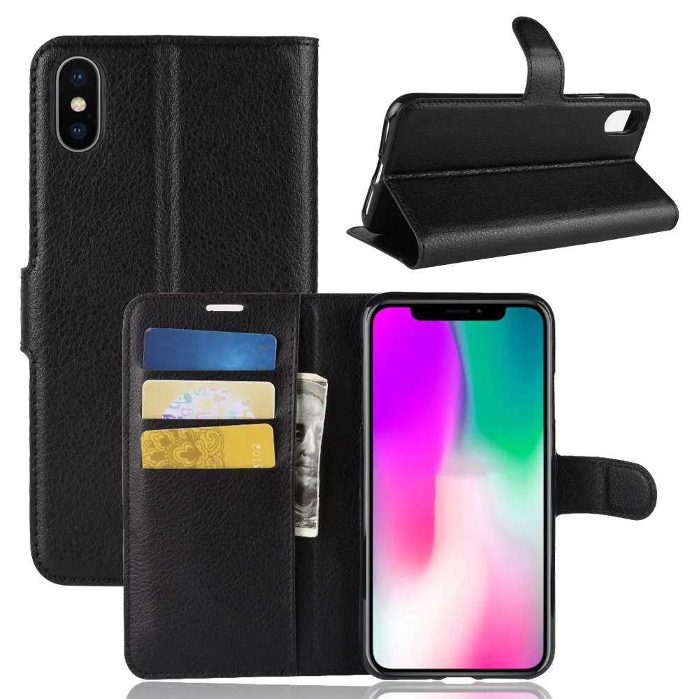 PU leather wallet Case with Flip Cover 10