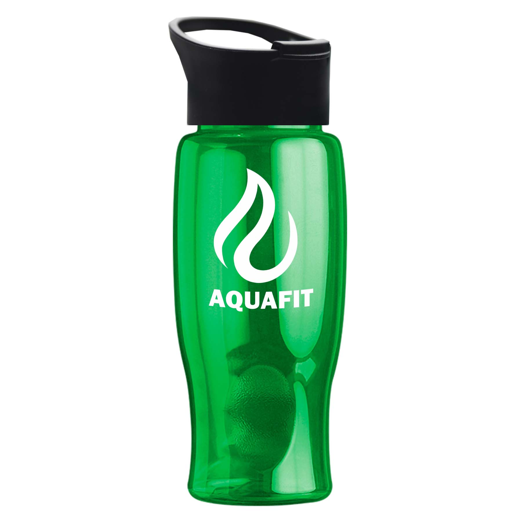 Poly-pure - 27 oz. Transparent Bottle with Pop-up 8