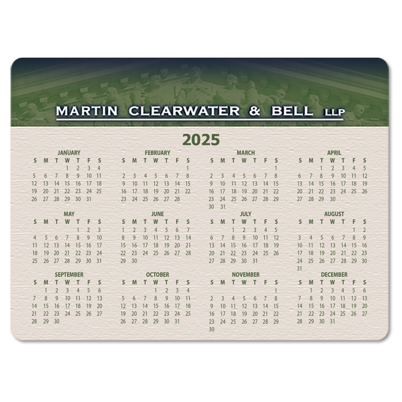 Mouse Pad, Removable (Calendar Style) 2