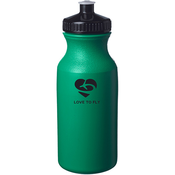 Lightweight Push-cap Water Bottle - Recyclable, 20 oz. 2