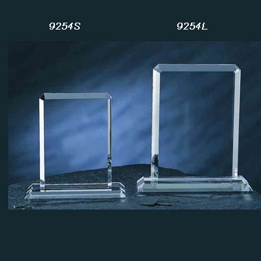 Crystal Rectangular Award 1