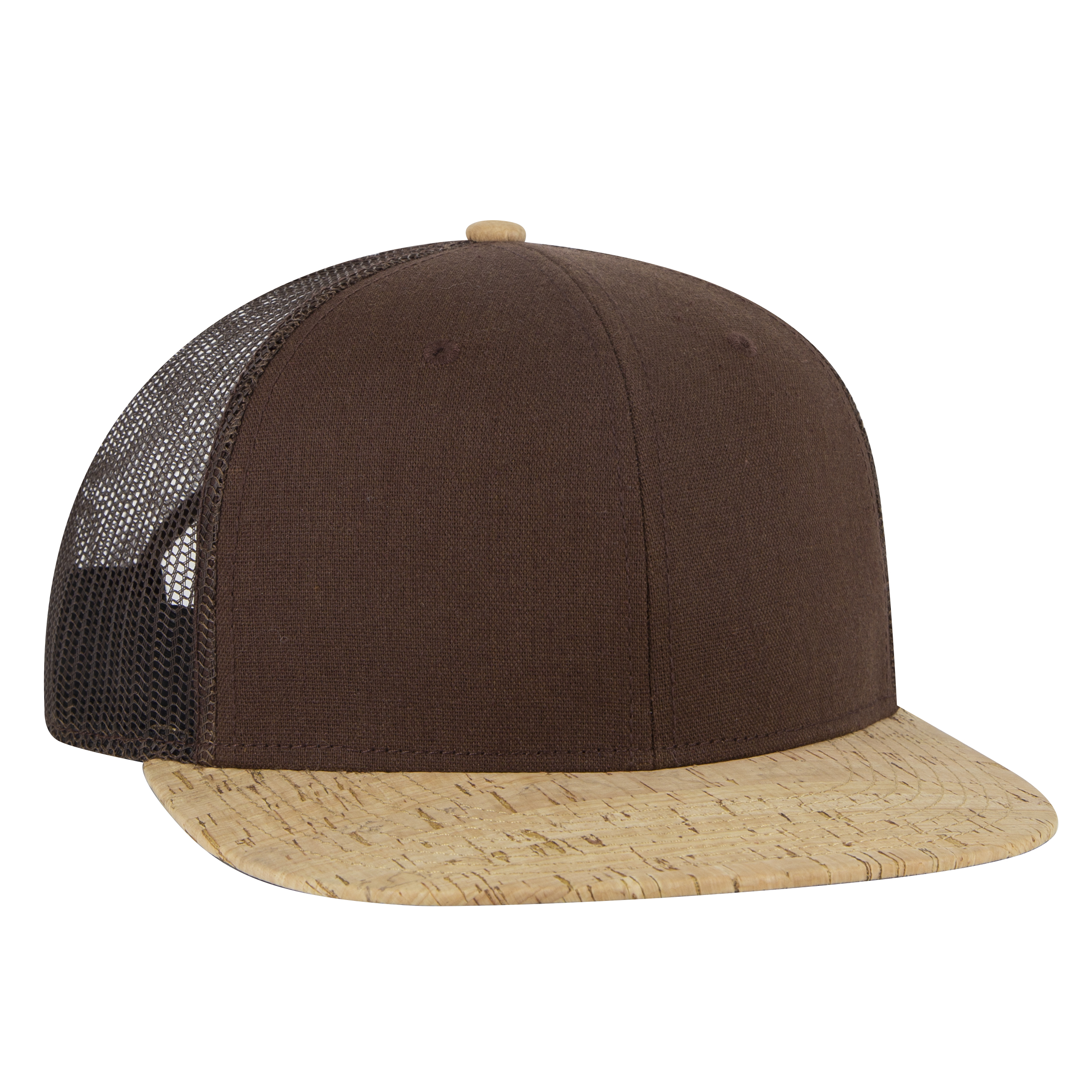 OTTO CAP® OTTO SNAP 6 Panel Pro Style Mesh Back Trucker Snapback Hat 15