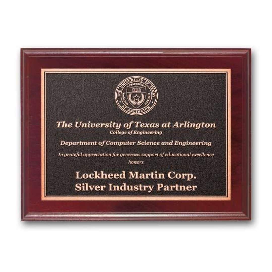 Photocast Plaque - Mahogany 4