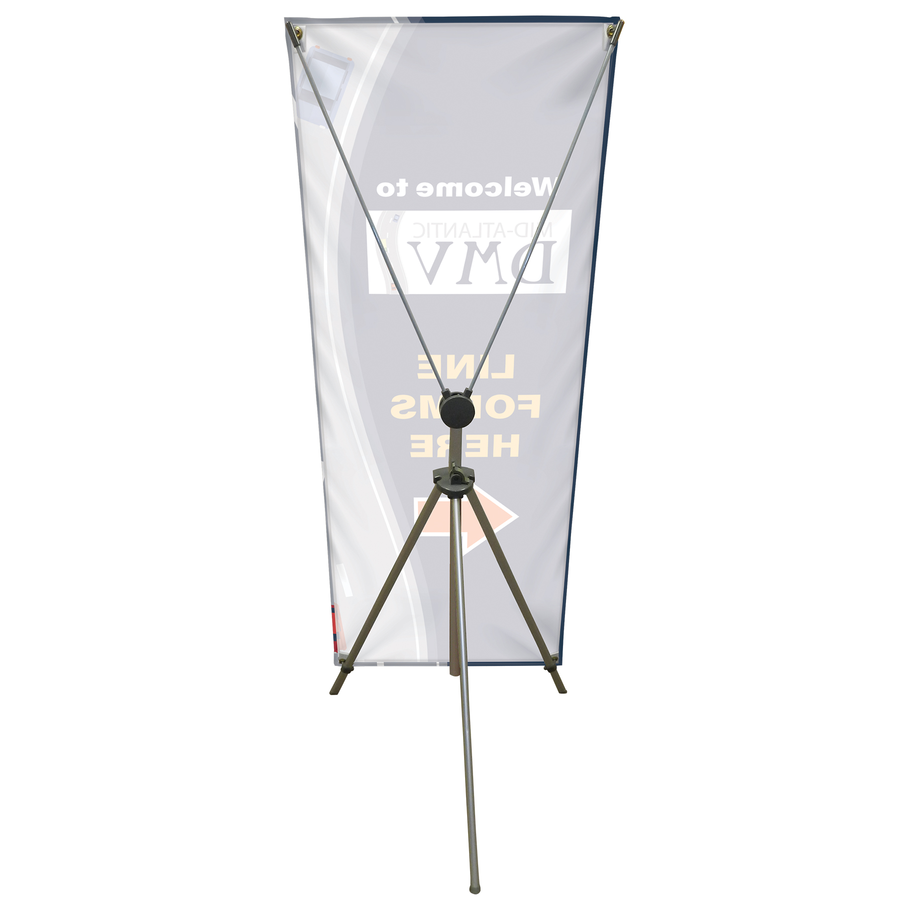 60" x 24" X-Banner Kit 3
