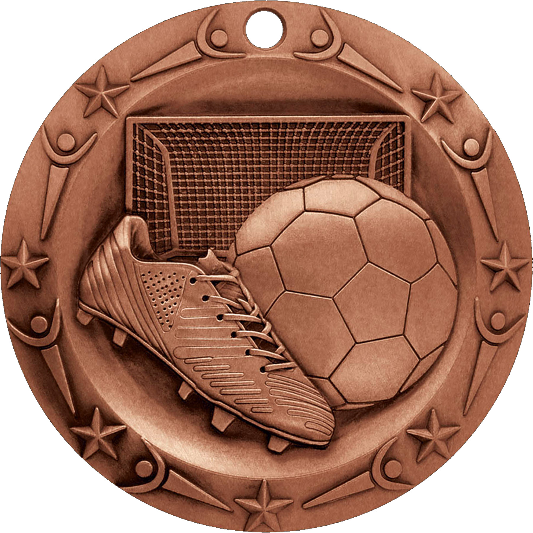 Stock World Class Sports & Academic Medals: Soccer 2