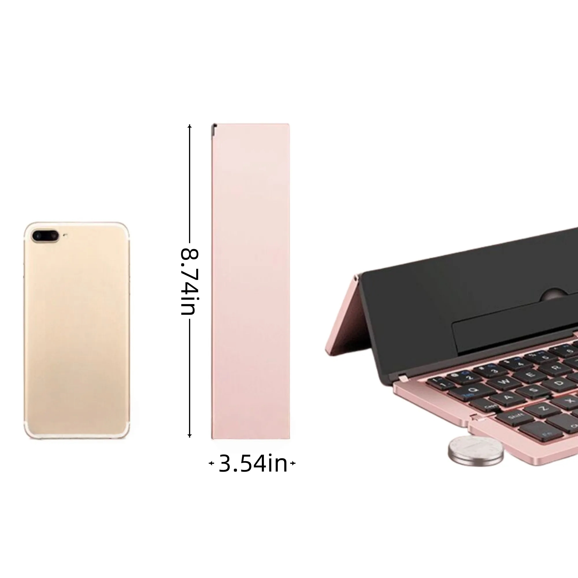 MOQ Foldable Portable Travel Wireless Keyboard 7