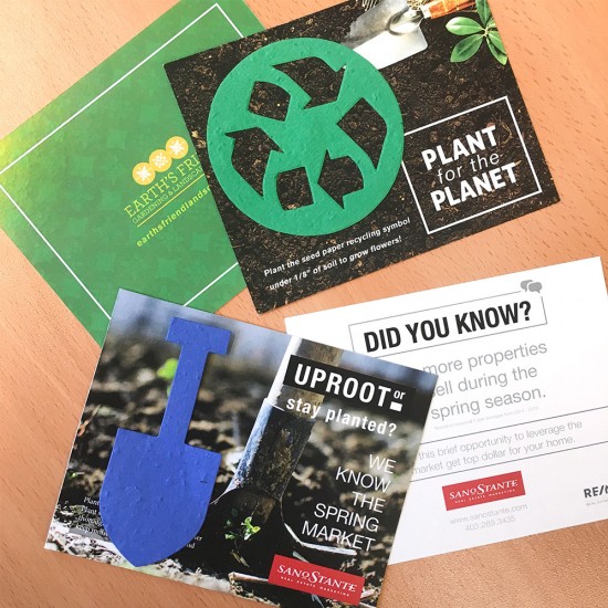 Double-Sided Small Eco Panel Card With Shape 5