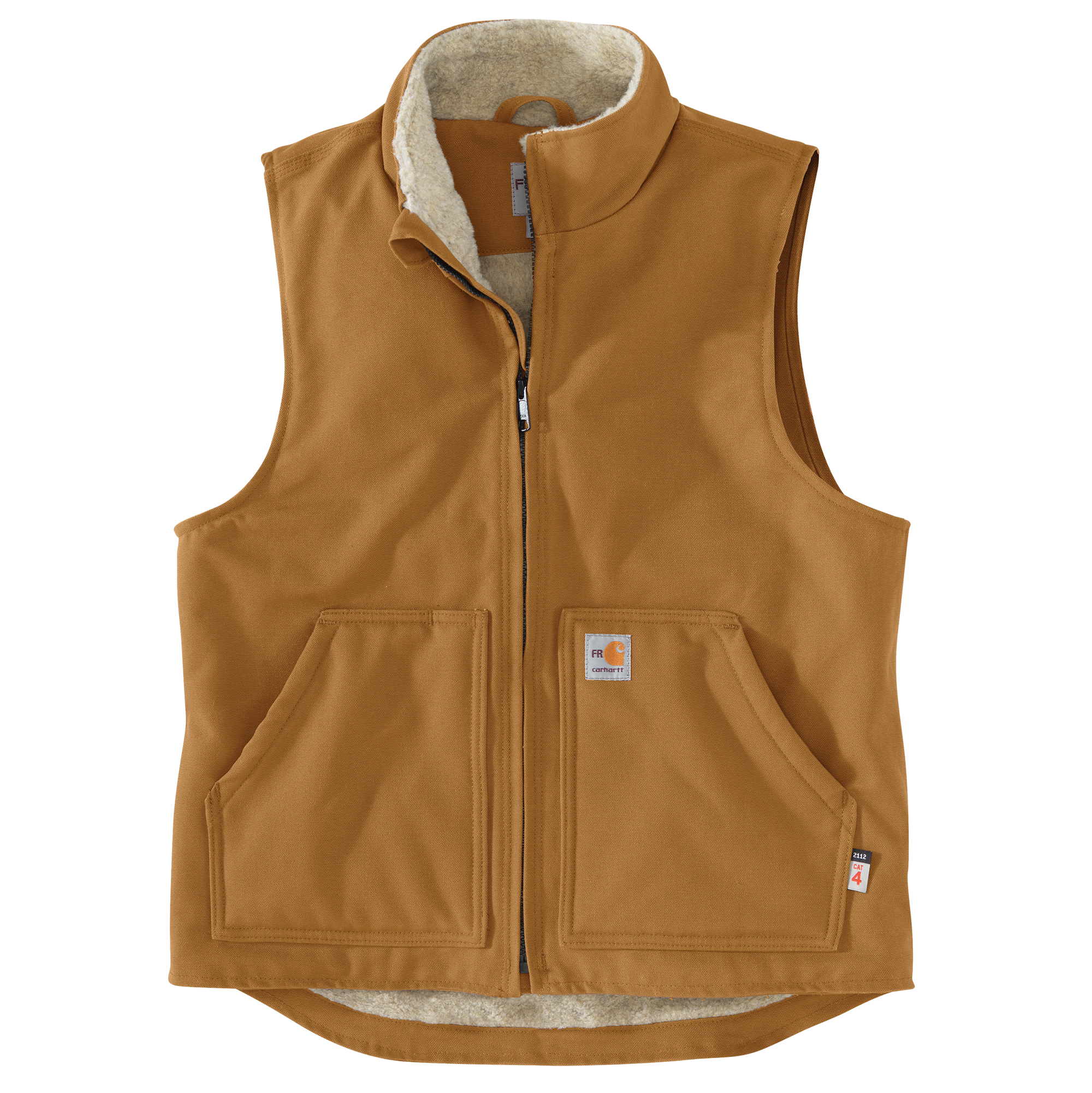 Carhartt Mens FR Duck Mock Neck Vest 2