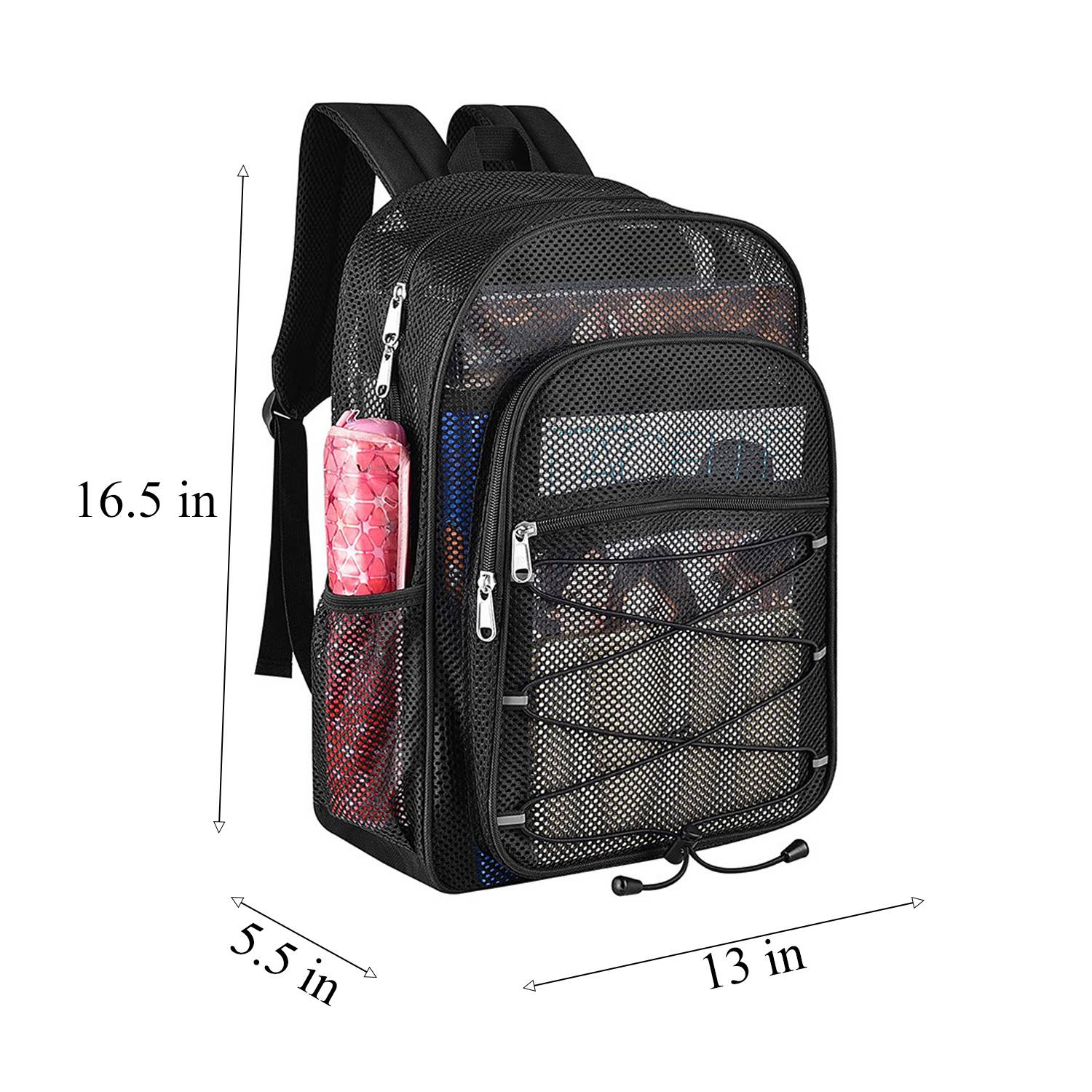 Breathable Mesh Beach Backpack 8