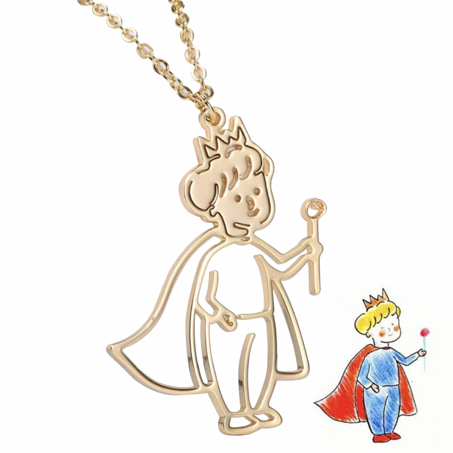 Stainless steel customized children's painting necklace 12