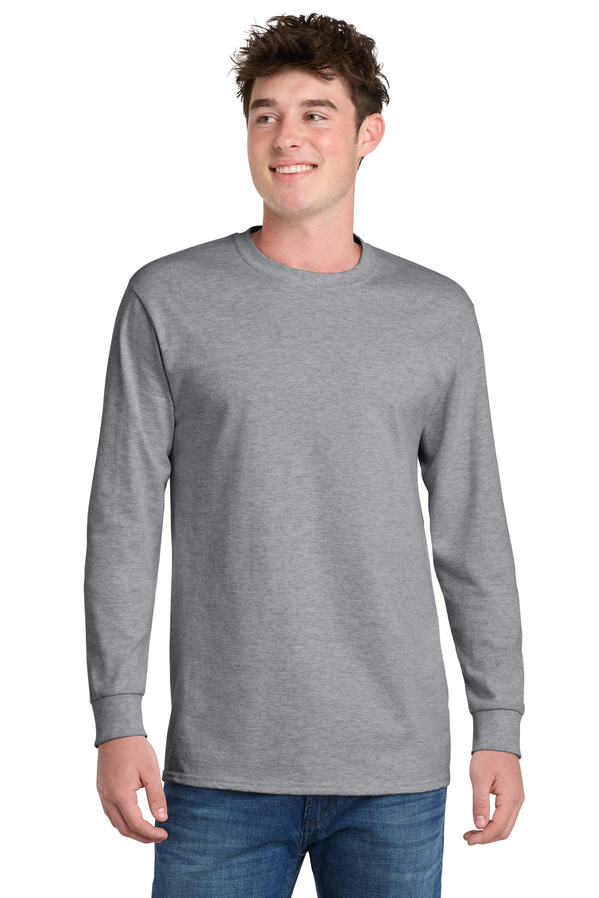 Port & Co Tall Long Sleeve Essential Tee. PC61LST 108