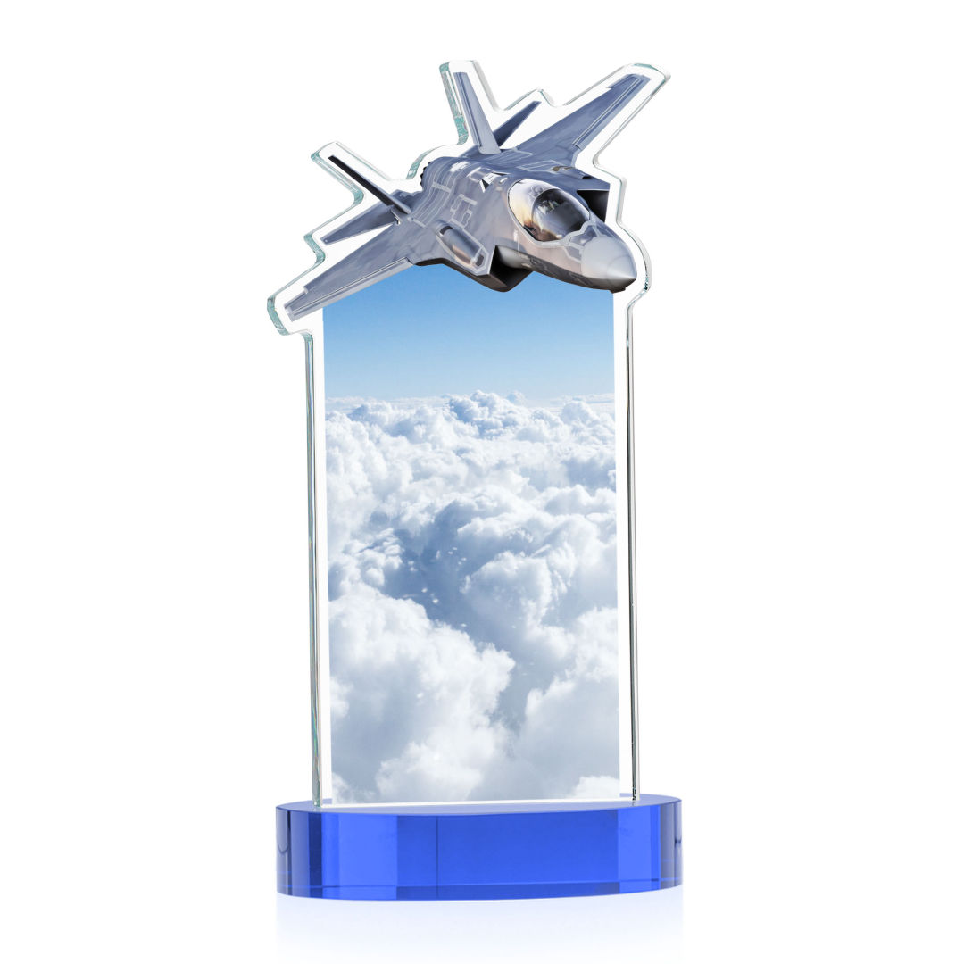 Top Gun VividPrint™ Award on Alberton Base - Sky Blue 8