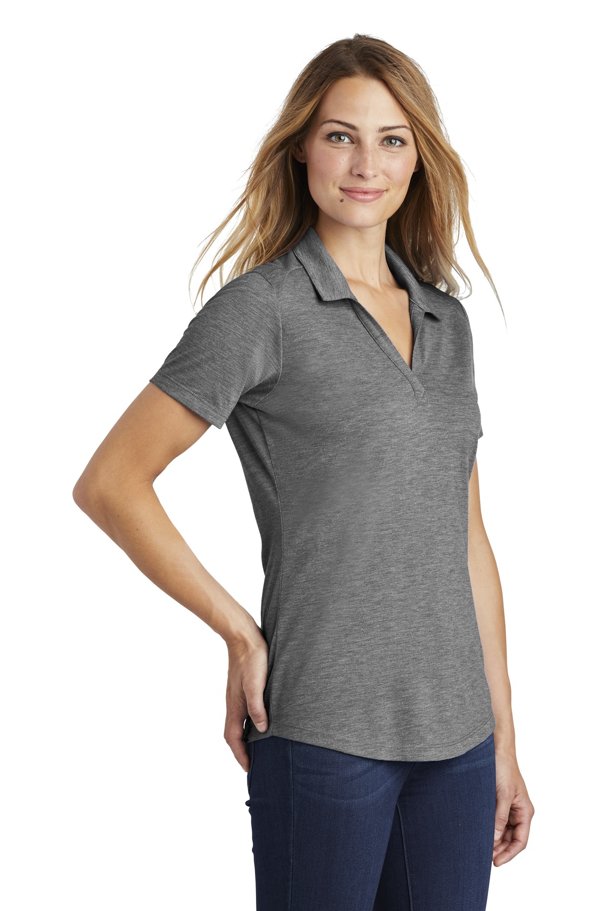 Sport-Tek® Women's PosiCharge Tri-Blend Wicking Polo 58